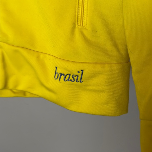 Vintage Adidas Brasil Ordem e Progresso Full Zip Track Jacket - Picture 5 of 12